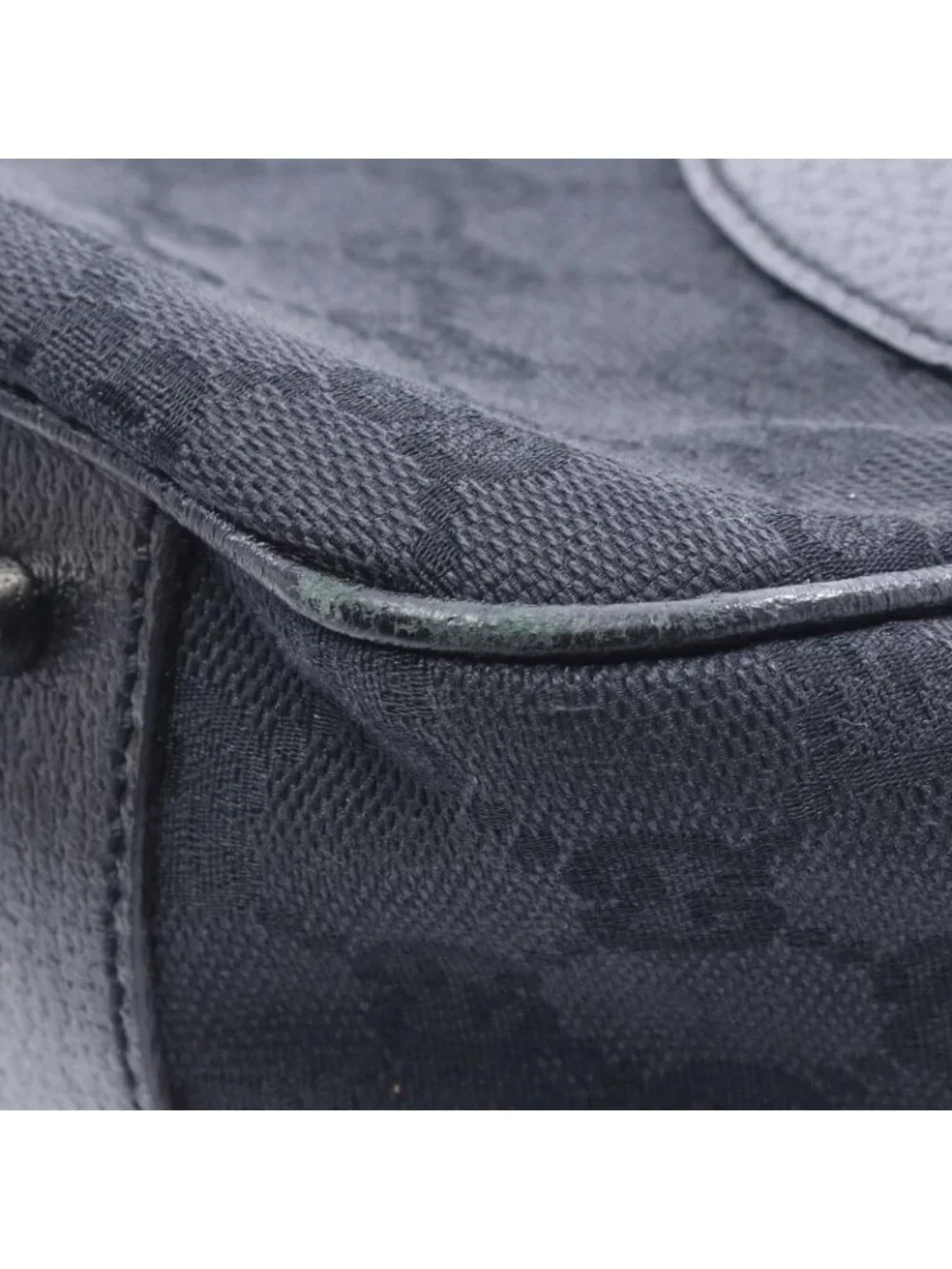 Gucci Handbag GG Canvas Black Tote - Picture 9 of 11